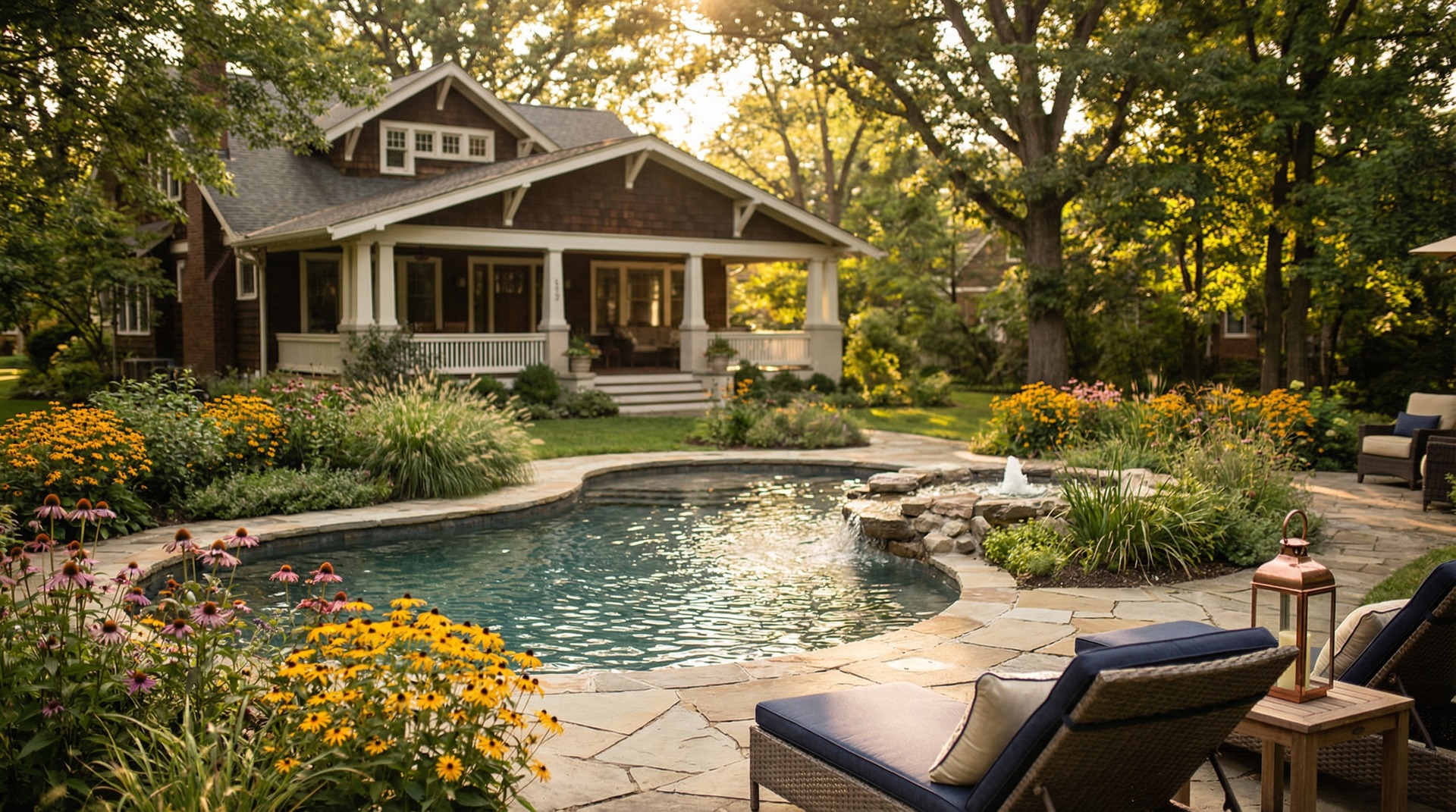 Pool installation in Worthington, Ohio